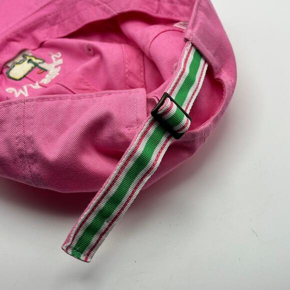 2017 Masters Golf Tournament Hat Pink Adjustable Strapback Augusta National Cap - Picture 4 of 4